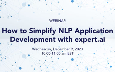 How to simplify NLP application development with expert.ai Studio IDE and Edge NL API