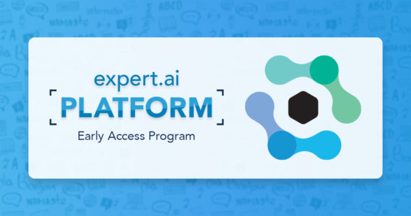 Expert.ai Platform Early Access Program Launched