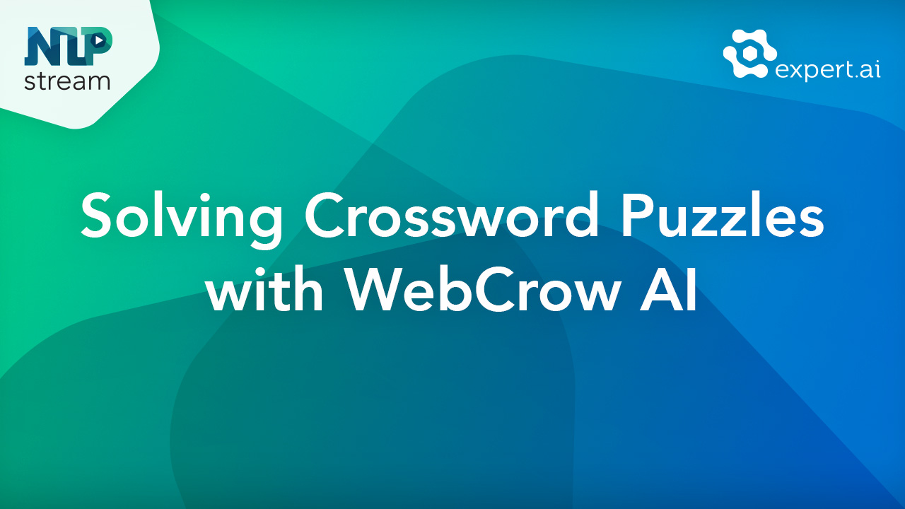 NLP Stream: Solving Crossword Puzzles with WebCrow AI - expert.ai ...